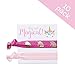 10 Pack of Unicorn Hair Ties- Unicorn Party Favors for Girls Pink