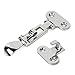 MIZUGIWA Boat Anti-Rattle Latch 316 Stainless Steel Marine Deck Lock Hasp,Lockable Hold Down Clamp Anti-Rattle Latch Fastener Boat Yacht Accessory,Pack of 2