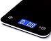 Ozeri Touch Professional Digital Kitchen Scale in Tempered Glass, 18-Pound, Elegant Black