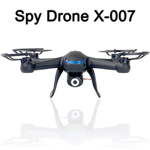 Spy Drone with Camera X007 Quadcopter (3rd Gen) HD Camera 720p Video