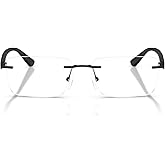 Armani Exchange Mens AX1064 Rectangular Prescription Eyewear Frames