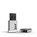 Leef Magnet USB 3.0 16GB USB Flash Drive with LED, Magnet Cap and PrimeGrade Memory (Silver)