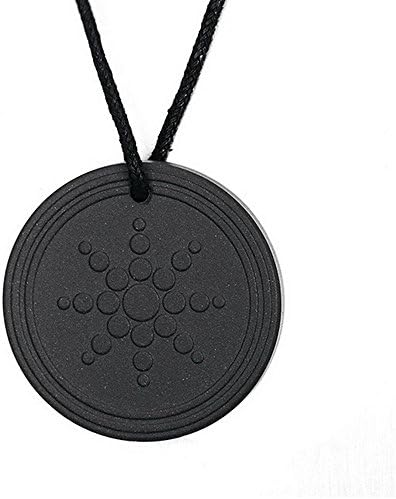 WCG Unisex Fashion Lava Quantum Science Pendant for Necklace , black-one size , black-one size