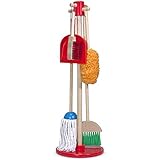 Melissa & Doug Letâ€™s Play House! Dust! Sweep! Mop! The Original Pretend Play Cleaning Set (6Piece, Frustration-Free Packaging), Great Gift for Girls & Boys - Best For 3, 4, 5, & 6 Year Olds), Multi