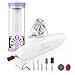 Electric Manicure and Pedicure Set, 8-in-1 Nail Care system Nail Drill Nail Buffer Polisher for Salon-quality Grooming of Hands and Feet to Easily File, Buff and Shine Fingernails Toenails