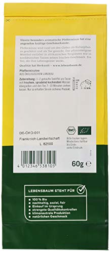 Lebensbaum Kräutertee Lose - Pfefferminze, 60 g – Bild 3
