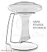 2-in-1 Wine Decanter Drying Stand – Fast Spotless Dry & Safe Storage - 100% Stainless Steel
