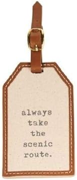 canvas luggage tags