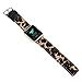 For Apple Watch Band 38MM, HP95(TM) Fashion Classic Leopard Leather Canvas iWatch Wrist strap For Apple Watch 38mm (Brown)