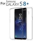 Galaxy S8 Plus Case, LHEI Clear Flexible Rubber 2-Piece Front and Back TPU Phone Cover for Samsung Galaxy S8 Plus 6.2inch