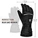 LUWATT Heated Gloves, Battery Powered 3 Temperature Settings Electric Heat Gloves for Men Women for Sports Outdoors Climb Hiking Skiing and Winter Handwarmer