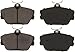 Prime Choice Auto Parts SCD598 Front Ceramic Brake Pad Set