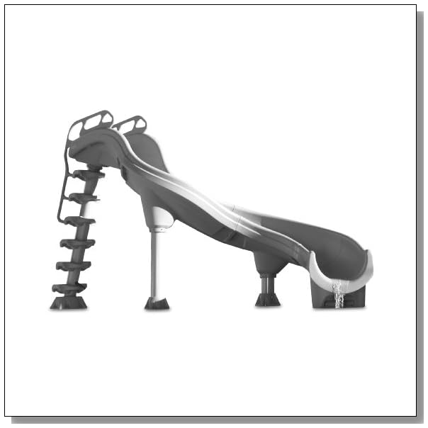 InGround Pool Slide that Holds 300 Pounds BLUE CRYSTAL SKY