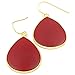 SUNYIK Women's Carnelian Teardrop Hook Dangle Earrings