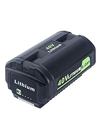 Batería de iones de litio Biswaye de 40 V 6000 mAh OP4050 A, para herramientas eléctricas inalámbricas Ryobi de 40 V