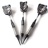 CUESOUL 16-gram Barrels Soft Tip Darts 3 Complete Darts - Sky Wolf Series 001