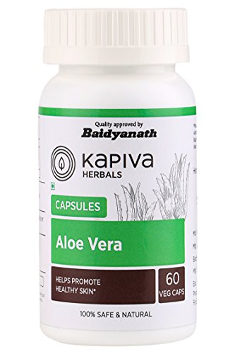 Kapiva Aloe Vera Supplement 60 Veggie Capsules for Skin Problem Solutions and Better Digestion Kapiva Aloe Vera Supplement 60 Veggie Capsules for Skin Problem Solutions and Better Digestion