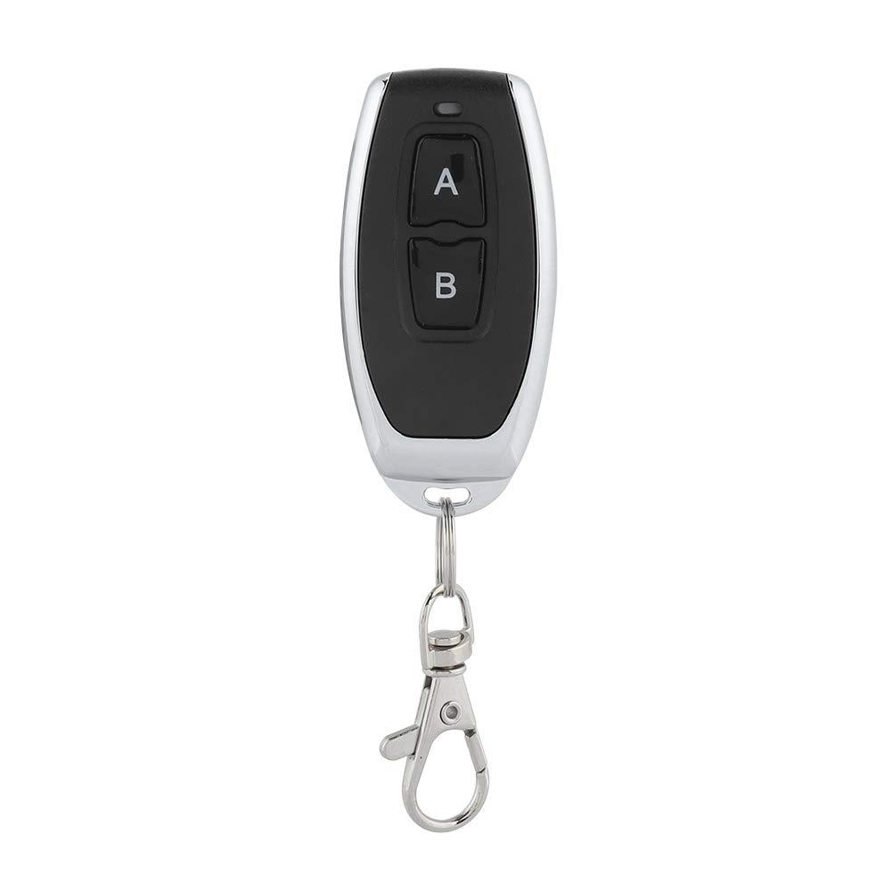 Wireless Remote Control,VBESTLIFE 433MHz AB Buttons Matal RF Wireless Transmitter Learning Code Remote Control