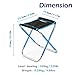 Azarxis Mini Camping Stool Chair Seat Folding Low Lightweight Heavy Duty Compact Ultralight Portable for Army Fishing Beach Backpacking Hiking Picnic Lawn Camp Travel Garden (Colorful)thumb 1