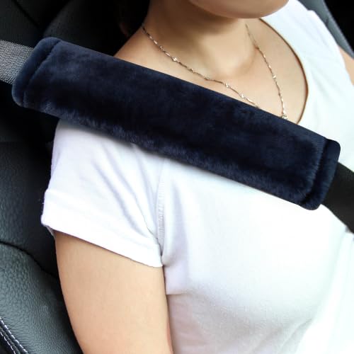 Amooca Soft Furry Universal Seatbelt Cover Car