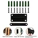 VIP Crowd Control Retractable Safety Wall Queue Barrier With Tuff Tex Black Finished (96