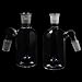 Fashion Glass Water Bubblers Accessories Handmade Beaker Connector,Bottle Shaped (19# Large)