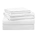 HOMEIDEAS 4 Piece Bed Sheets Set (Full, White), 1800 Bedding Soft Brushed Microfiber Luxury Sheets, Deep Pockets, Easy Care, Wrinkle & Fade Free