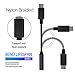 Type C to 3.5mm Headphone Audio Jack Adapter,ACCGUYS USB-C to 3.5mm Female Aux Headphone Connector Cable Cord for OnePlus 7 Pro/Motorola Moto Z, Le 2 / Le Pro 3,Huawei Mate 10 pro (Black)