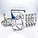 YDS All 300 Grade Stainless Steel High Torque Hose Clamp, Worm Drive, SAE Size 56, 3