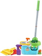LeapFrog Clean Sweep Mop & Bucket Interactive Pretend Play Set view 2