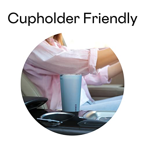 Corkcicle Travel Tumbler, Insulated Water Bottle with Lid, Spill Proof