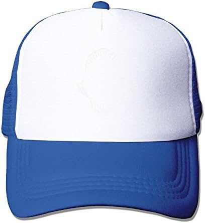 QIYYQI Shark Maw - Megalodon Teeth Monster Jaw Unisex Printing Mesh Hat Cap Adjustable Snapback Classic Trucker Hat Royalblue