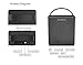 FM Radio Portable Wireless Bluetooth Speaker 8W Waterproof/Shower/Outdoor with Alarm Clock MP3 Player Hands Free Phone Calling Mic, Micro SD TF Slot, External Wire Antenna