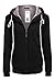 ACEVOG Women Hoody Zipper Long Sleeve Pullover Thick Warm Fleece Hooded Sweatshirt