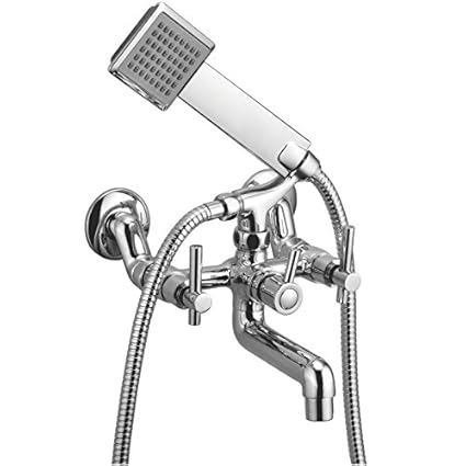 Kamal Wall Mixer - Q/T (with Crutch & Hand Shower)