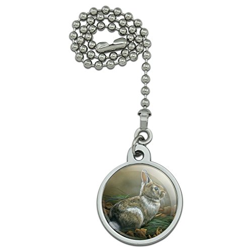 Graphics and More Cottontail Rabbit Bunny Ceiling Fan and Light Pull Chain