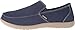 Crocs Men's Santa Cruz Clean Cut Slip-On Loafer, Navy/Tumbleweed, 10 M US