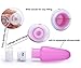 Qihui Leak Proof Silicone Toiletry Travel Bottles Set Protable Squeezable and Refillable Bottle Container FDA Certificated TSA Approved BPA Free Airline Carry-Ons (36ml 4pack)
