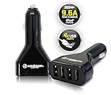 - KRIËGER 9.6A / 48W 4-Port USB Car Charger Smart IC Technology for iPhone, iPad Air 2, Samsung Galaxy S6 / S6 Edge ... 9.99 Deal ends 9/20/17