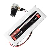 uniquegoods DC 12V 24V 8A Max DC Fan Speed Controller Adjustable Variable Regulator for Fan Pump Oven Blower
