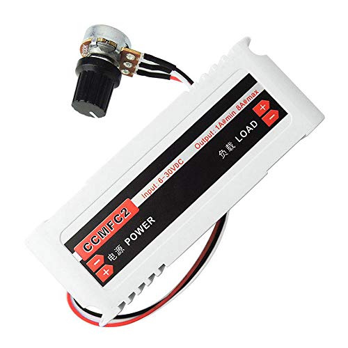 uniquegoods DC 12V 24V 8A Max DC Fan Speed Controller Adjustable Variable Regulator for Fan Pump Oven Blower