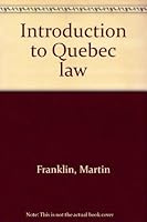 Introduction to Quebec Law 027304107X Book Cover