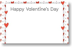 THE JOHN HENRY COMPANY Happy Valentines Day Card Flower Cards Enclosure Cards for Floral Arrangements 50 Pack