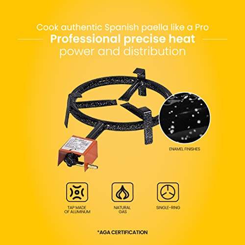 Paella Natural Gas Burner G300, Paella Grill System with Great Heat