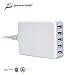 Universal Multi-Device Charging Station for All iPhones, iPads, Nexus, Galaxy, and Other Smartphones and Tablets (MV-UNI-6) (White)