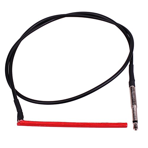 1PCS Ultrathin Red Pickup Under-Saddle Passive Piezo Film Pickup Sticks for Ukulele with Plug