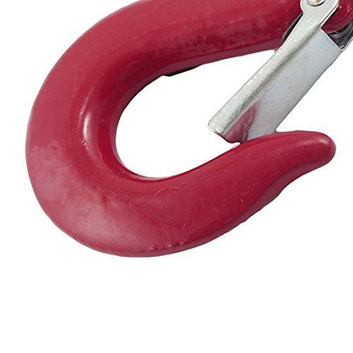 LDEXIN Clevis Slip Hook GRAP Metal Red Logging Rigging Eye Hoist Slip