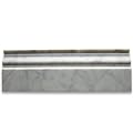 Carrara White Italian Carrera Marble Baseboard Crown Molding 4 x 12 Honed