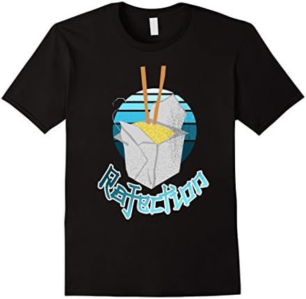 Mens RA-Fection Ramen to go Noodle T Shirt Blue Version 3XL Black