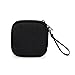 BUBM Carrying Case Storage Bag for Earphones/Charger Cables/USB Plugs and Other Mobile Accessories, Black